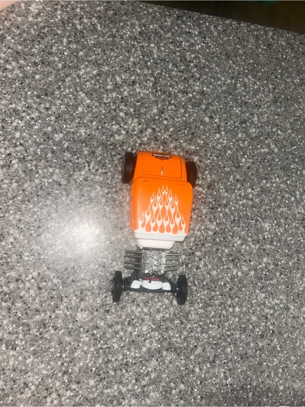 Harley-Davidson Orange & Black Car